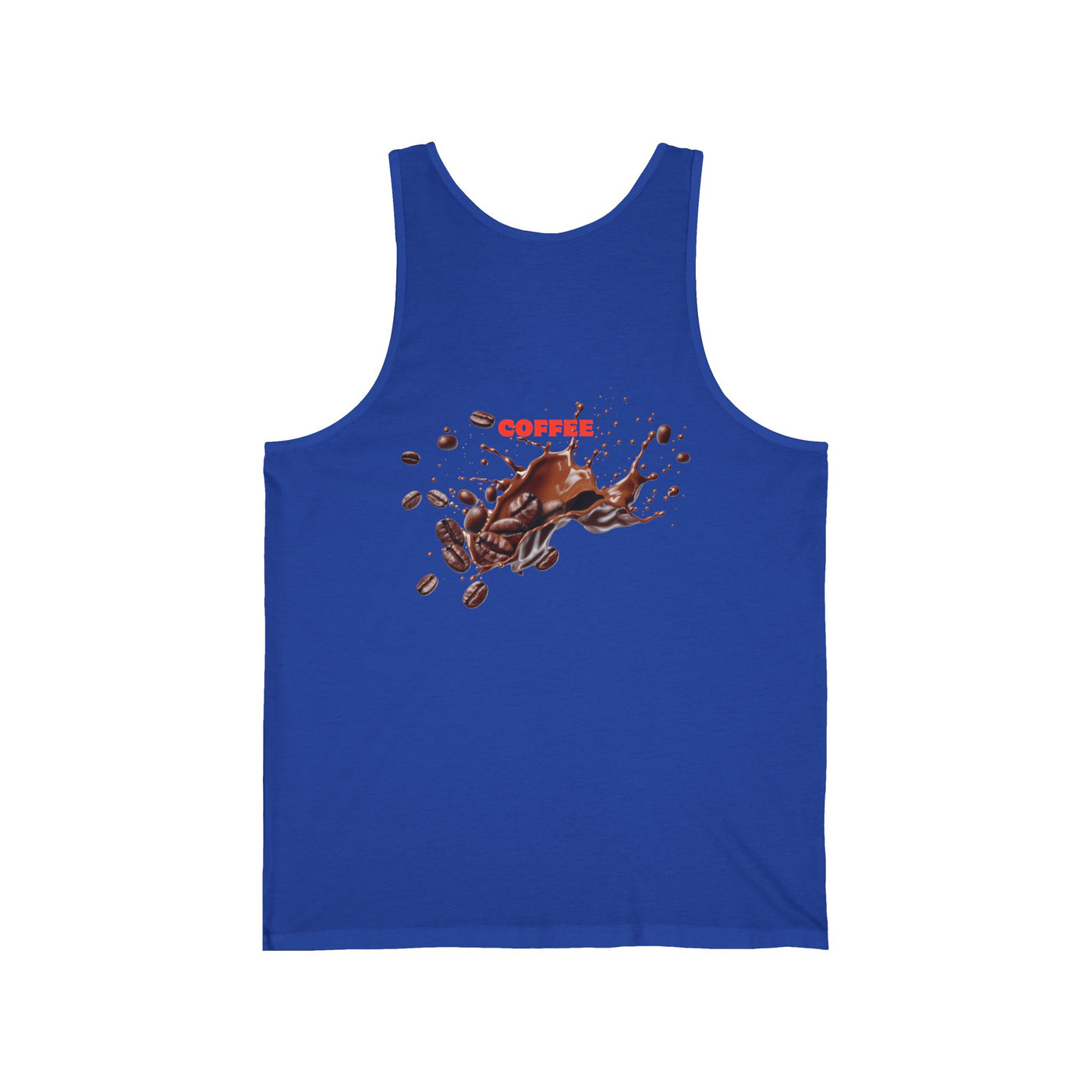 Coffee Lover Unisex Jersey Tank, Casual Coffee Tee, Summer Wear, Gift for Baristas, Coffee Enthusiasts, Brew Lovers(3)