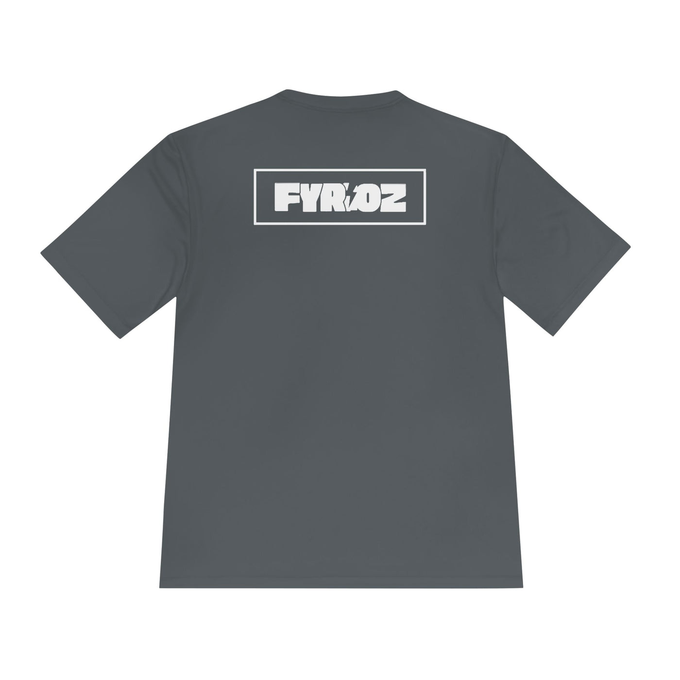 Dynamic Unisex Moisture Wicking Fyroz Bolt Tee – Bold Streetwear Lightning Logo Design, Fitness Shirt, Activewear, Graphic Tee, Sports Apparel, Gift for Athletes