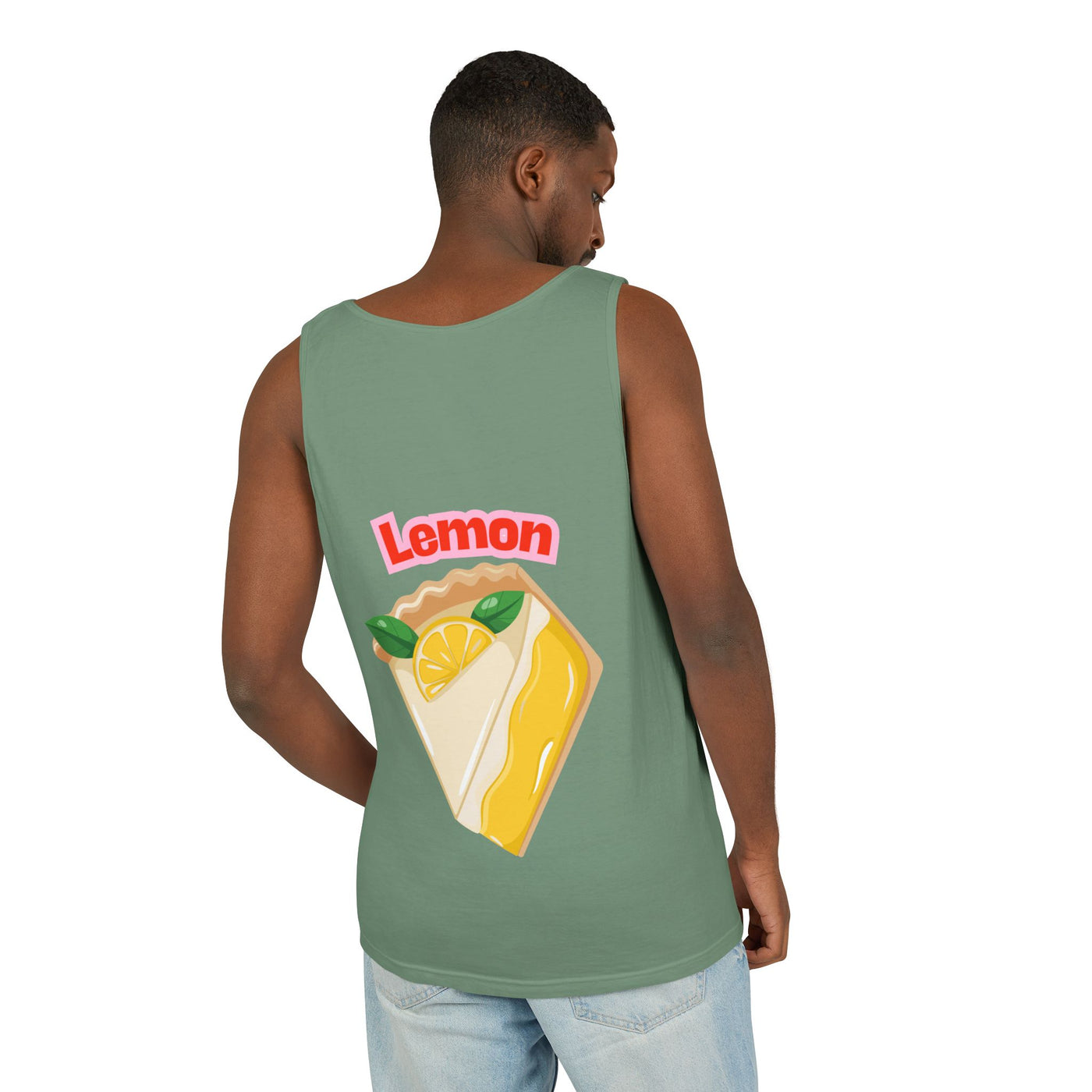 Lemon-Themed Unisex Tank Top, Summer Vibes, Beachwear, Casual Outfit, Gift for Lemon Lovers, Fruit Fashion(3)