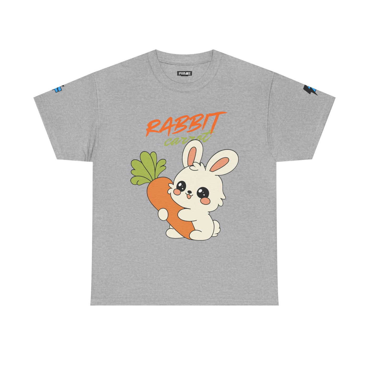 T-Shirt, Untamed Rabbit – Wild & Playful Bunny Aesthetic Design Animal Tee, Unisex Cartoon Shirt, Eco-Friendly Fashion, Gift for Nature Lovers, Boho Style Wear