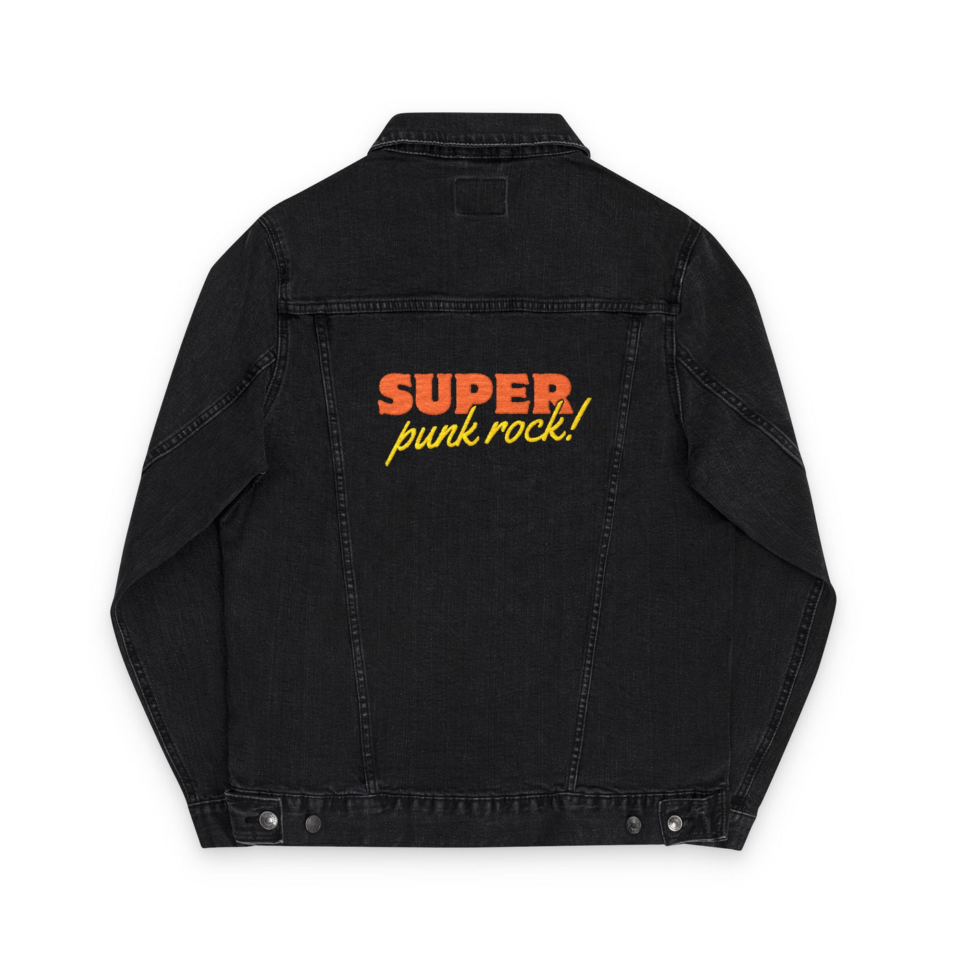 Embroidered Denim Jacket embroidery  Kindness is true punk rock – a bold rebel with a positive message.(9)