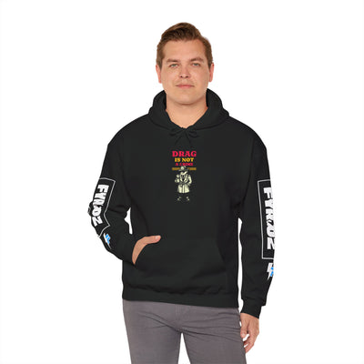 Drag Is Not a Crime - Bold Design for Pride and Equality  Bold Hoodie, Unisex Graphic Hoodie, Casual, Activist Gift