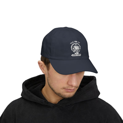 "It's Time to Drink Coffee" Printed cap - Funny Line Design for Coffee Lovers, Unisex Casual cap, Coffee Lover Gift, Classic Design Coffee Inspired Stylish Clothing
