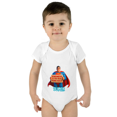 Super Kindness Infant Bodysuit | Cute Baby Clothes, Baby Gift, Newborn Outfit, Baby Shower Gift, Fun Infant Wear, Punk Rock Baby Clothing
