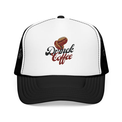 "It's Time to Drink Coffee" Printed cap - Funny Line Design for Coffee Lovers, Unisex Casual cap, Coffee Lover Gift, Classic Design Coffee Inspired Stylish Clothing