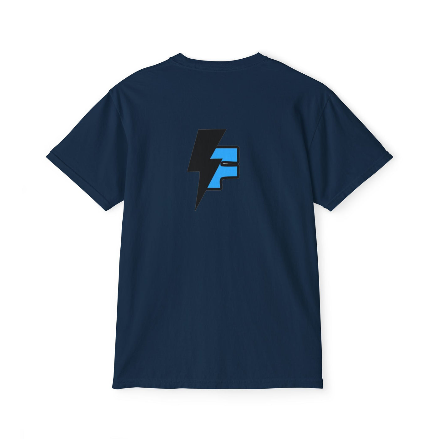 Dynamic Unisex Moisture Wicking Fyroz Bolt Tee – Bold Streetwear Lightning Logo Design, Fitness Shirt, Activewear, Graphic Tee, Sports Apparel, Gift for Athletes
