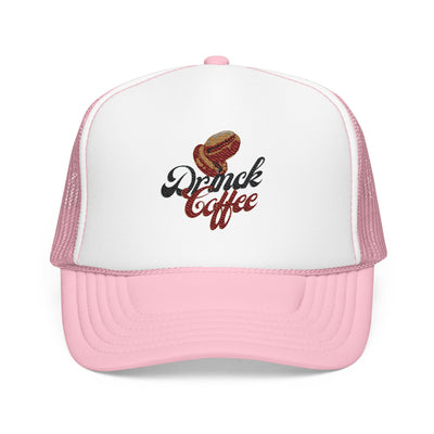 "It's Time to Drink Coffee" Printed cap - Funny Line Design for Coffee Lovers, Unisex Casual cap, Coffee Lover Gift, Classic Design Coffee Inspired Stylish Clothing