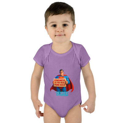 Super Kindness Infant Bodysuit | Cute Baby Clothes, Baby Gift, Newborn Outfit, Baby Shower Gift, Fun Infant Wear, Punk Rock Baby Clothing