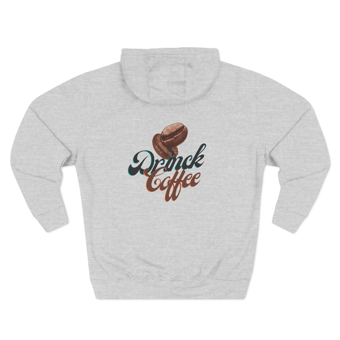 "It's Time to Drink Coffee" Printed Hoodie - Funny Line Design for Coffee Lovers, Unisex Casual Hoodie, Coffee Lover Gift, Classic Design Coffee Inspired Stylish Clothing