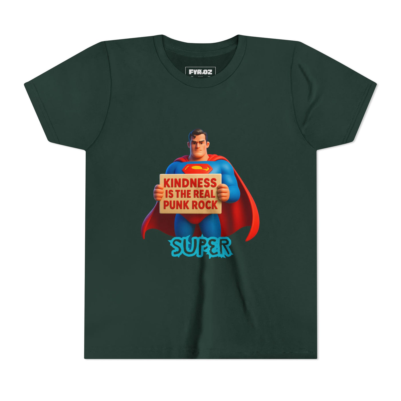 Kids Punk Rock T – Shirt Kindness is true punk rock – a bold rebel with a positive message.(7)