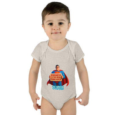 Super Kindness Infant Bodysuit | Cute Baby Clothes, Baby Gift, Newborn Outfit, Baby Shower Gift, Fun Infant Wear, Punk Rock Baby Clothing
