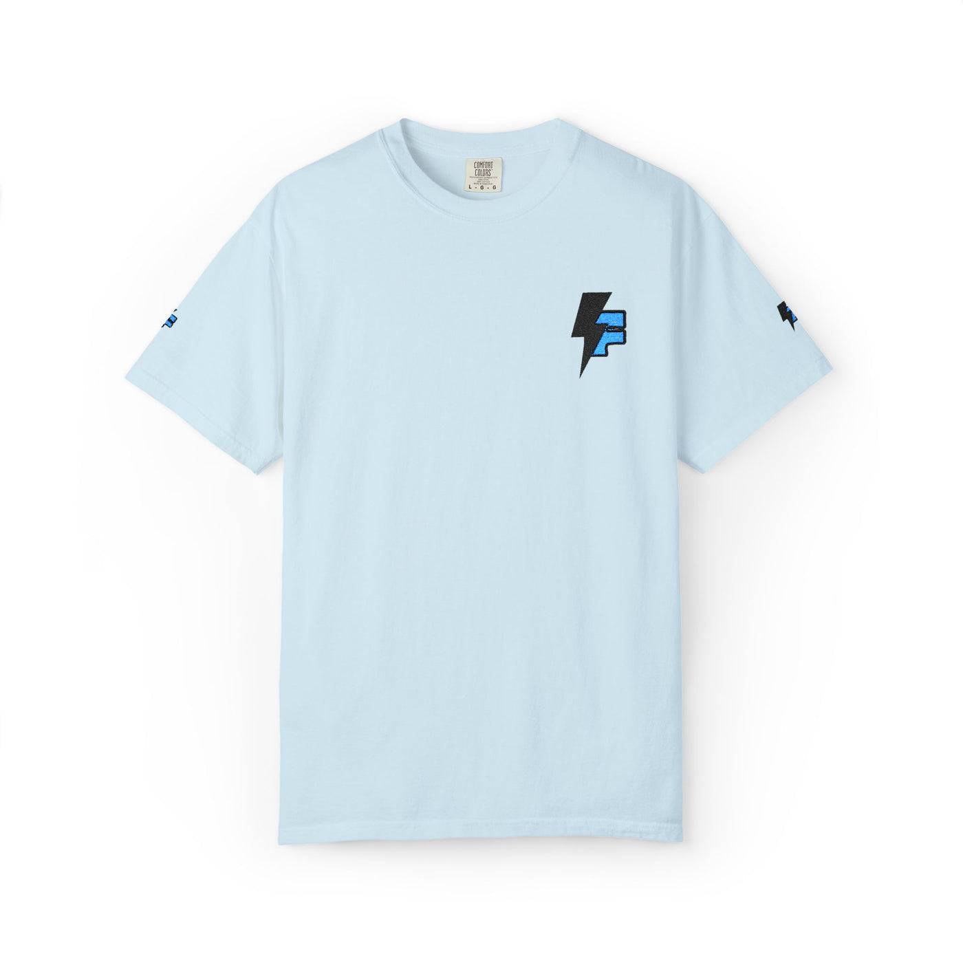 Dynamic Unisex Moisture Wicking Fyroz Bolt Tee – Bold Streetwear Lightning Logo Design, Fitness Shirt, Activewear, Graphic Tee, Sports Apparel, Gift for Athletes