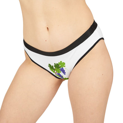Citrus Print Women's Underwear, Fresh Fruit Briefs, AOP Panties, Fun Everyday Lingerie, Unique Gift for Her
