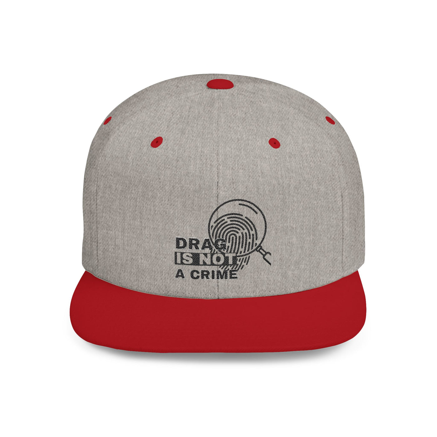 Drag Is Not a Crime - Bold Design for Pride and Equality  Bold cap, Unisex Graphic cap, Casual, Activist Gift