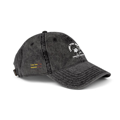 "It's Time to Drink Coffee" Printed cap - Funny Line Design for Coffee Lovers, Unisex Casual cap, Coffee Lover Gift, Classic Design Coffee Inspired Stylish Clothing