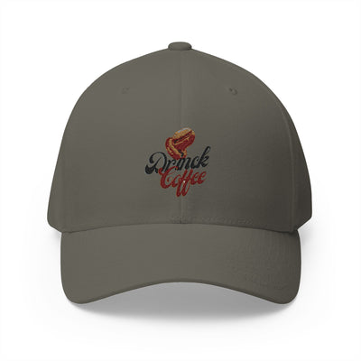 "It's Time to Drink Coffee" Printed cap - Funny Line Design for Coffee Lovers, Unisex Casual cap, Coffee Lover Gift, Classic Design Coffee Inspired Stylish Clothing