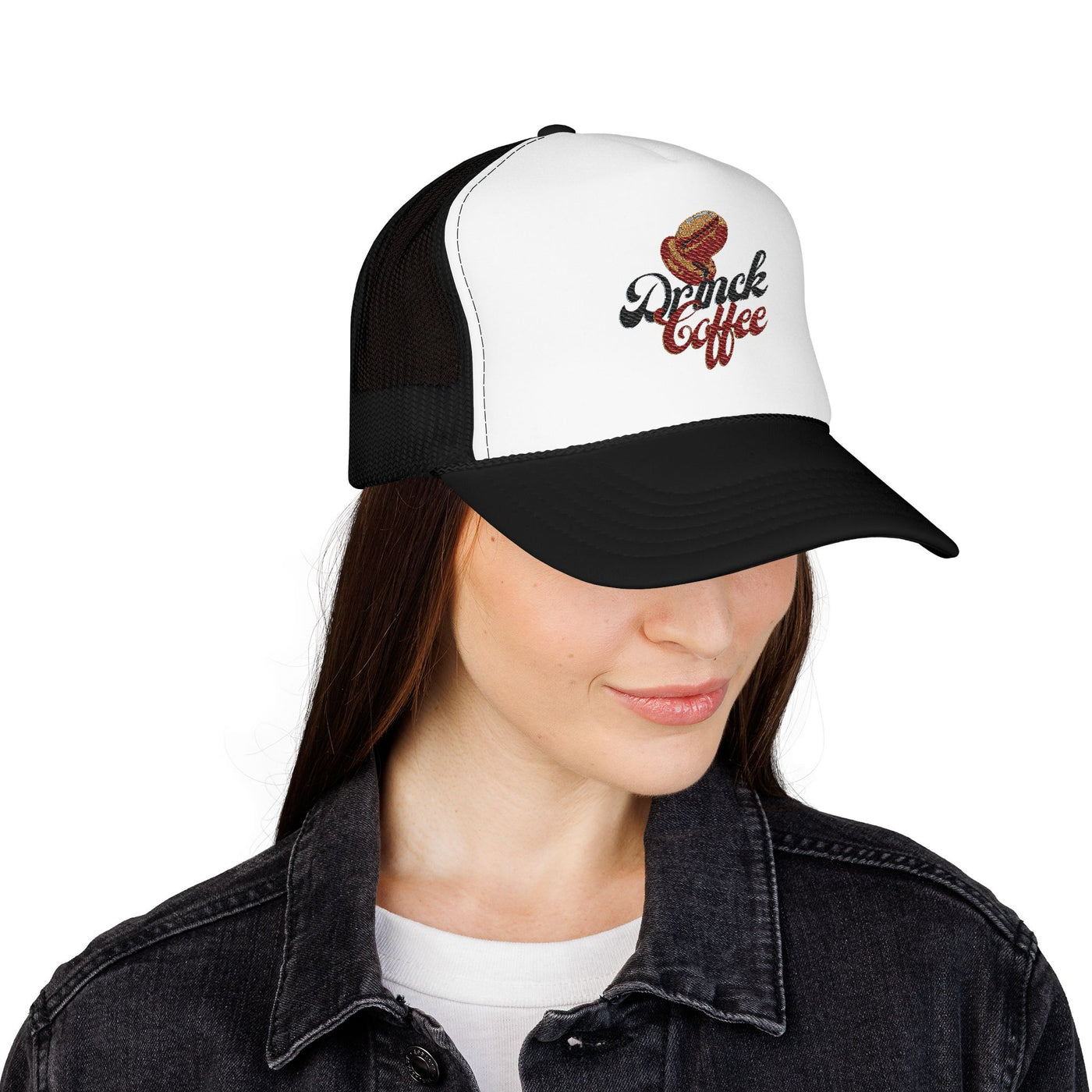 "It's Time to Drink Coffee" Printed cap - Funny Line Design for Coffee Lovers, Unisex Casual cap, Coffee Lover Gift, Classic Design Coffee Inspired Stylish Clothing