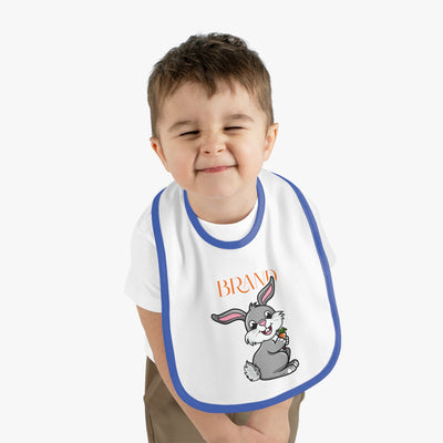 Cute Bunny Baby Bib, Adorable Infant Feeding Accessory, Perfect for Baby Showers, Easter Gifts, Everyday Use, Fun and Stylish