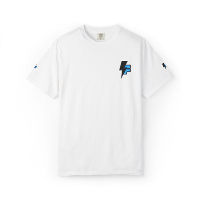 Dynamic Unisex Moisture Wicking Fyroz Bolt Tee – Bold Streetwear Lightning Logo Design, Fitness Shirt, Activewear, Graphic Tee, Sports Apparel, Gift for Athletes
