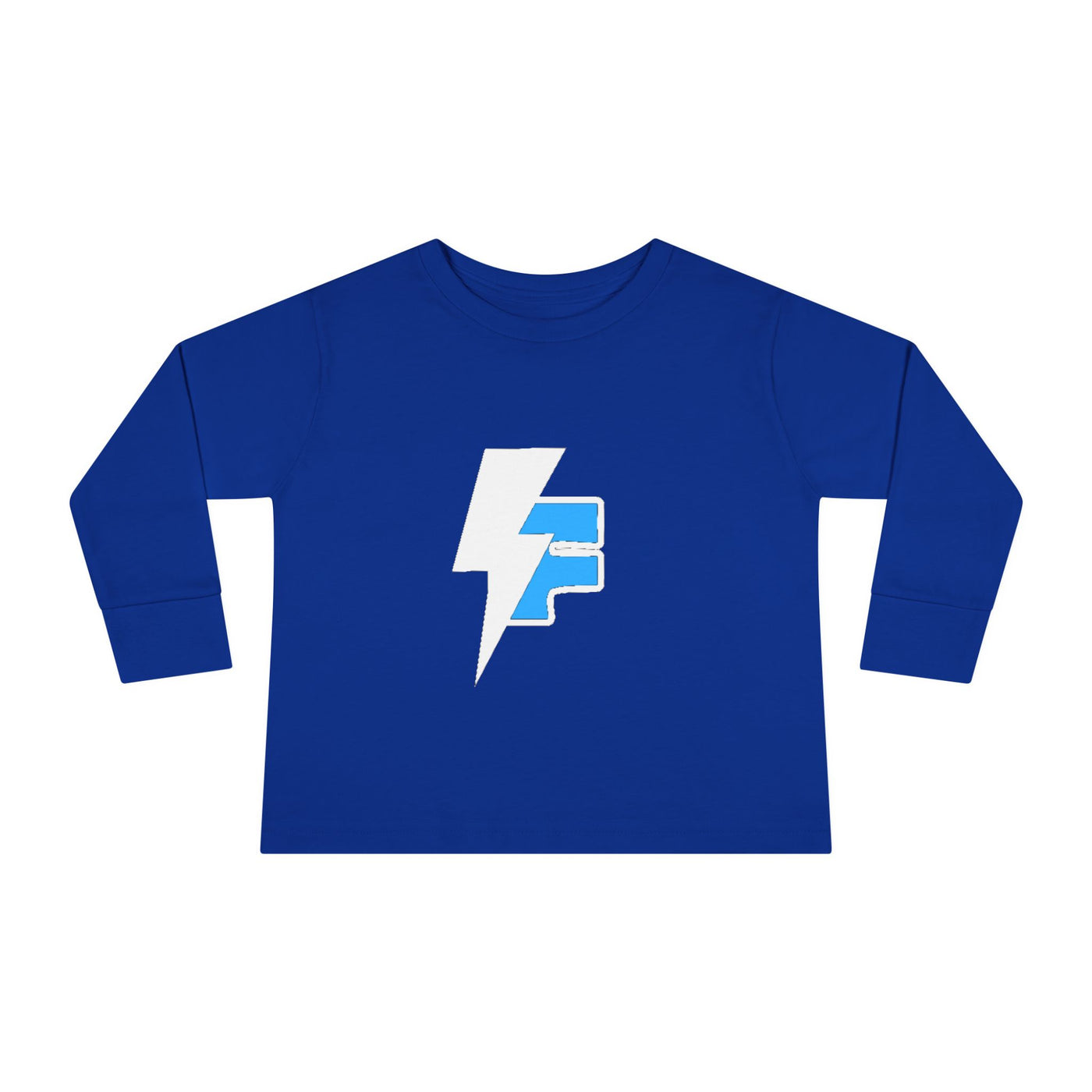 Lightning Bolt Toddler Long Sleeve Tee, Kids Graphic Top, Fun Playwear, Birthday Gift, Casual Toddler Outfit, Everyday Wear