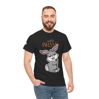 T-Shirt, Untamed Rabbit – Wild & Playful Bunny Aesthetic Design Animal Tee, Unisex Cartoon Shirt, Eco-Friendly Fashion, Gift for Nature Lovers, Boho Style Wear
