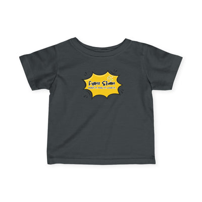 Supercharged Infant T-Shirt, Funny Baby Tee, Short Sleeve Kids Top, Bright Graphic Tee, Baby Shower Gift, Cool Toddler Wear