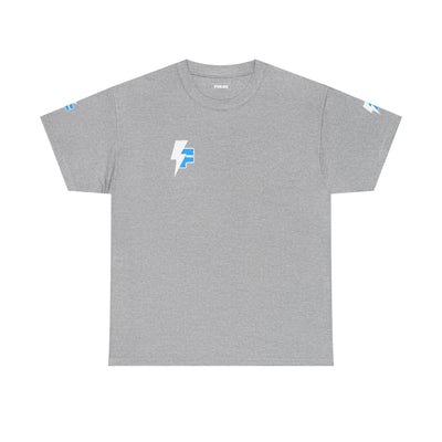 Dynamic Unisex Moisture Wicking Fyroz Bolt Tee – Bold Streetwear Lightning Logo Design, Fitness Shirt, Activewear, Graphic Tee, Sports Apparel, Gift for Athletes