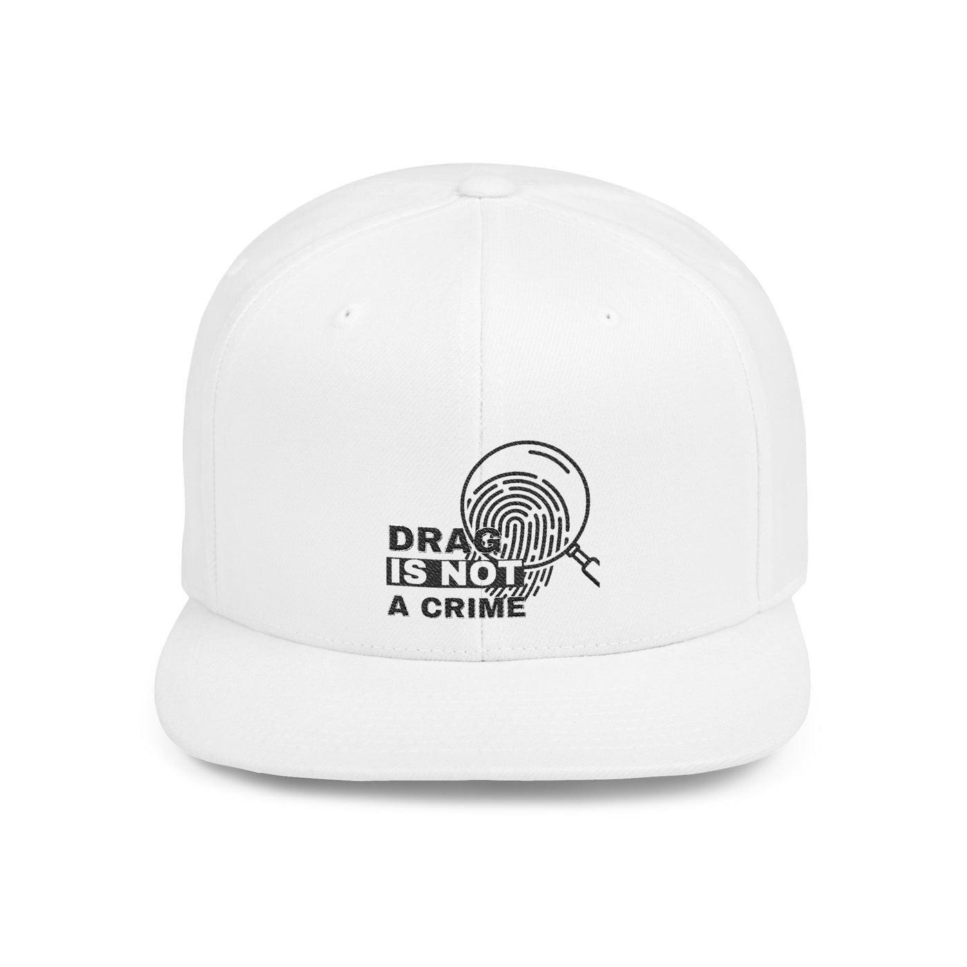 Drag Is Not a Crime - Bold Design for Pride and Equality  Bold cap, Unisex Graphic cap, Casual, Activist Gift