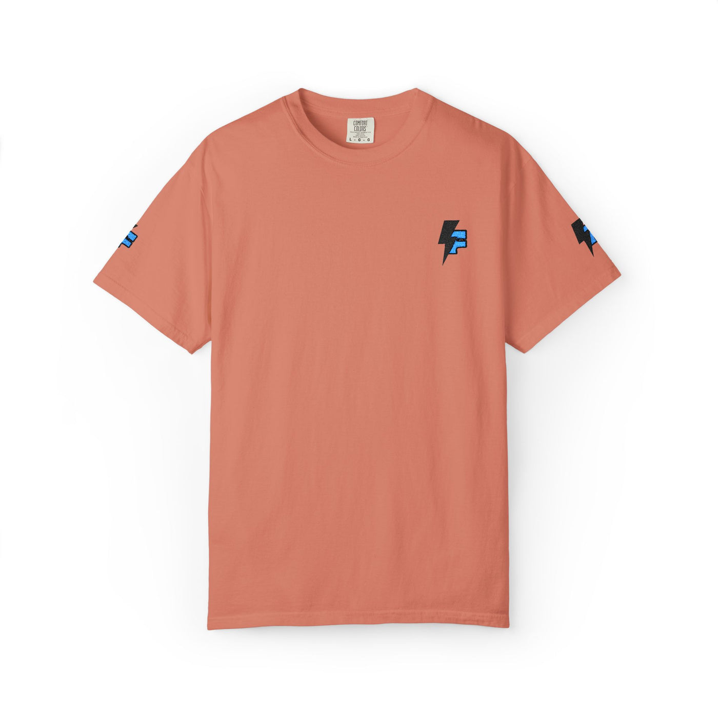 Dynamic Unisex Moisture Wicking Fyroz Bolt Tee – Bold Streetwear Lightning Logo Design, Fitness Shirt, Activewear, Graphic Tee, Sports Apparel, Gift for Athletes