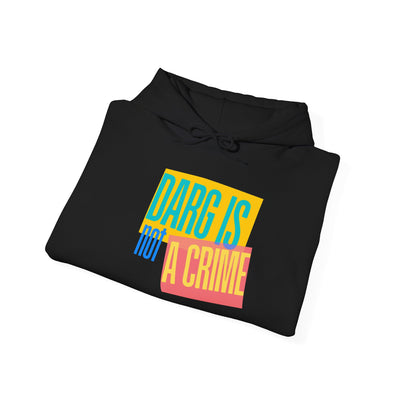Drag Is Not a Crime - Bold Design for Pride and Equality LGBTQ+ Bold Hoodie, Unisex Graphic Tee, Casual, Activist Gift