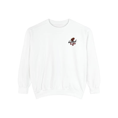 All-season sweatshirt, embroidered with Drink Coffee, perfect gift for friends.(9)