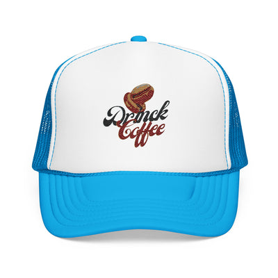 "It's Time to Drink Coffee" Printed cap - Funny Line Design for Coffee Lovers, Unisex Casual cap, Coffee Lover Gift, Classic Design Coffee Inspired Stylish Clothing