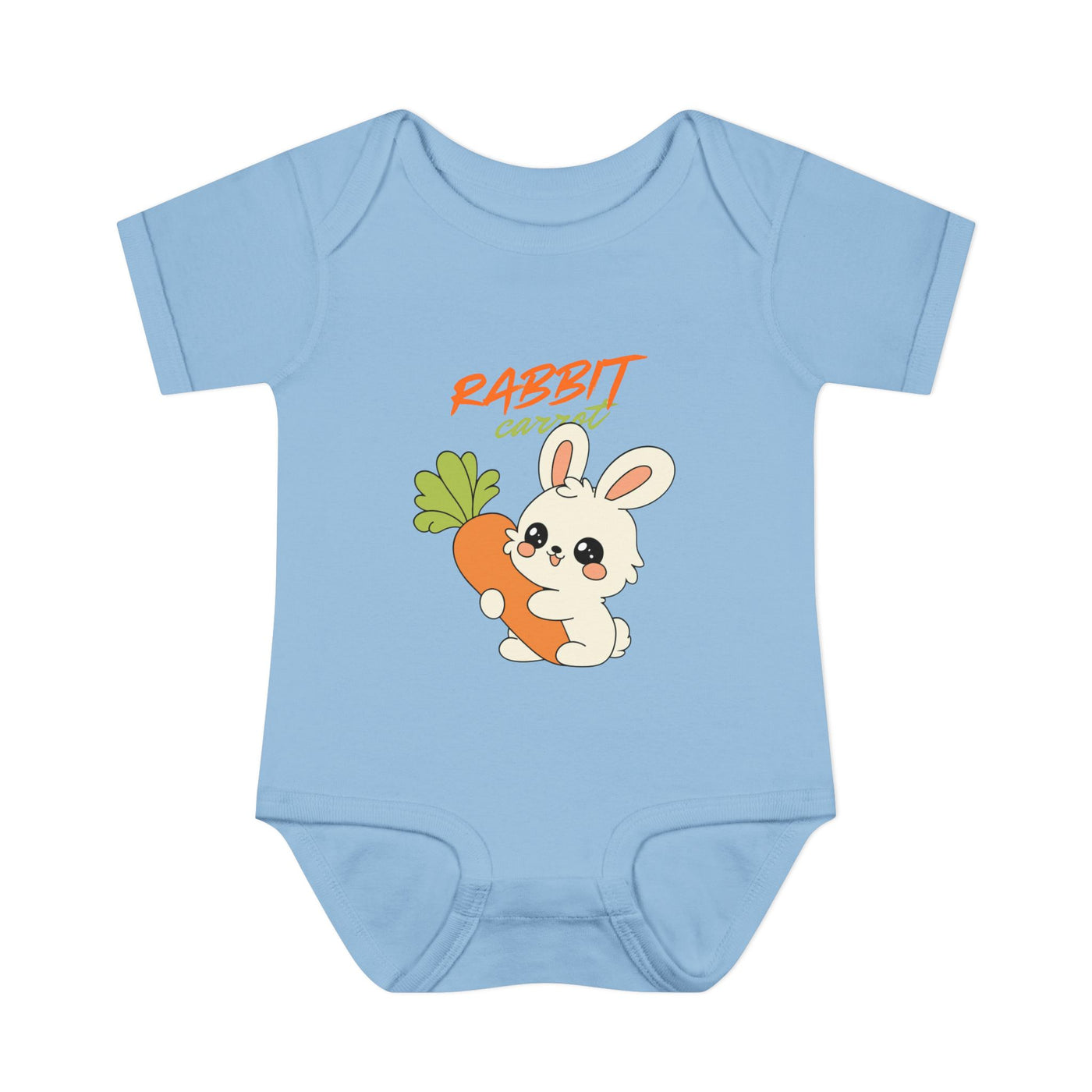 Cute Rabbit Baby Bodysuit, Infant Outfit, Newborn Gift, Spring Apparel, Baby Shower Present, Easter Clothing