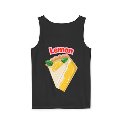 Lemon-Themed Unisex Tank Top, Summer Vibes, Beachwear, Casual Outfit, Gift for Lemon Lovers, Fruit Fashion(3)