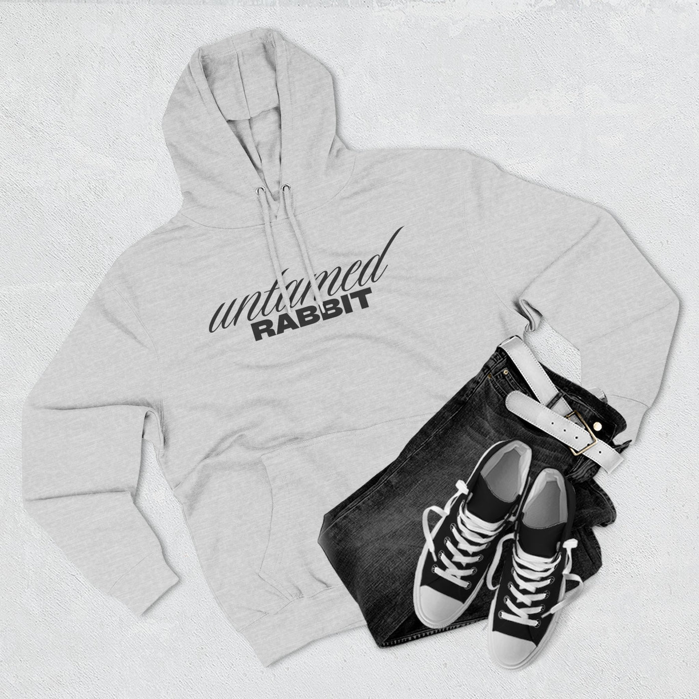 Hoodie, Untamed Rabbit – Wild & Playful Bunny Aesthetic Design Animal Tee, Unisex Cartoon Shirt, Eco-Friendly Fashion, Gift for Nature Lovers, Boho Style Wear