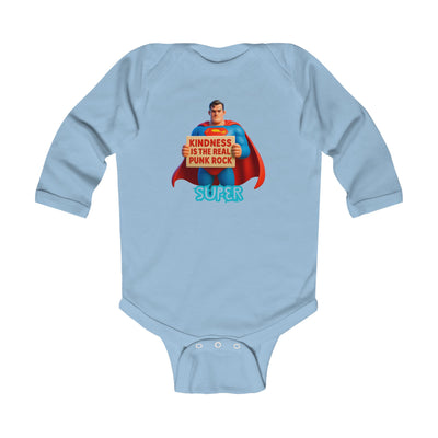 Super Kindness Infant Bodysuit, Cute Baby Gift, Punk Rock Baby Clothes, Newborn Outfit, Baby Shower Gift, Playful Toddler Wear