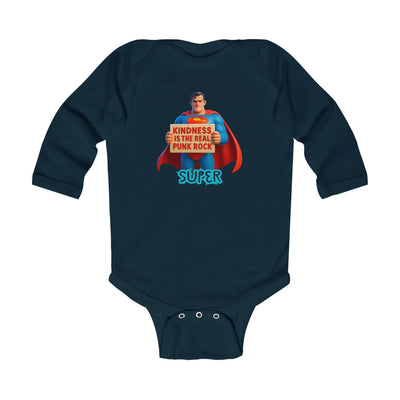 Super Kindness Infant Bodysuit, Cute Baby Gift, Punk Rock Baby Clothes, Newborn Outfit, Baby Shower Gift, Playful Toddler Wear