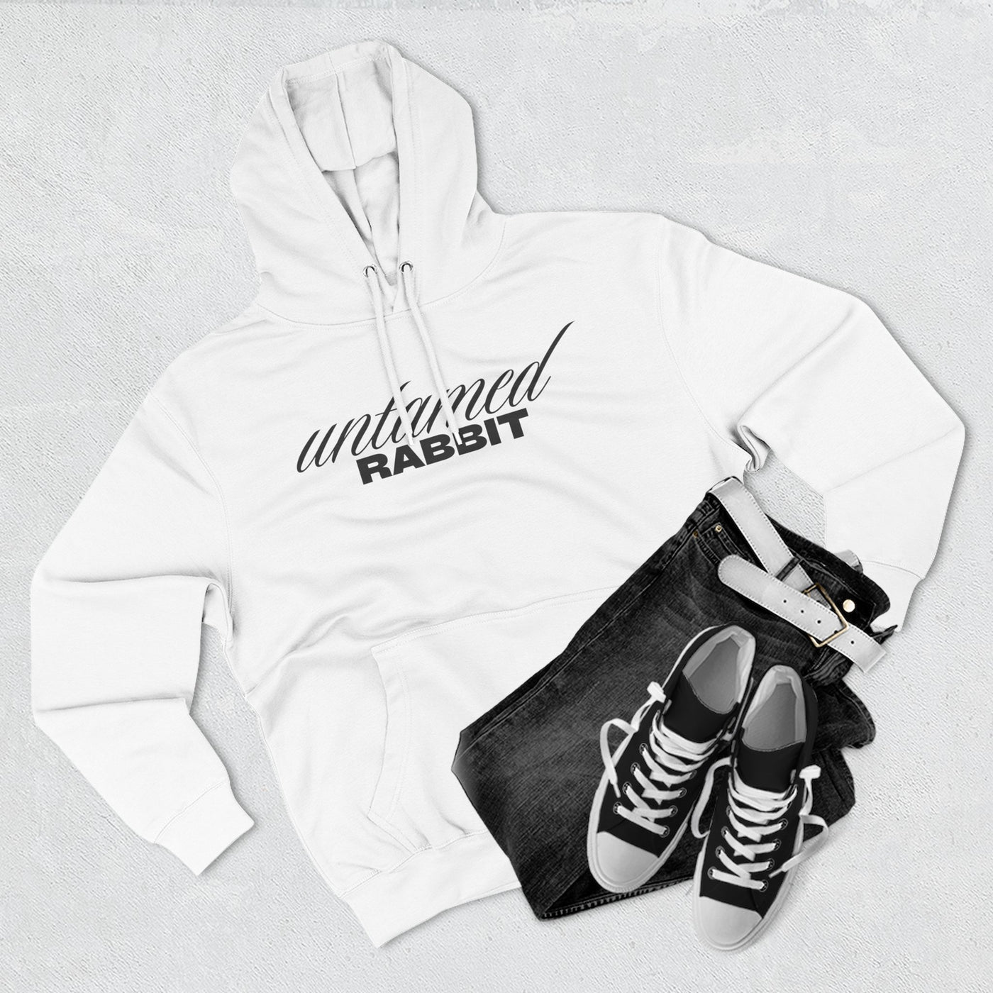 Hoodie, Untamed Rabbit – Wild & Playful Bunny Aesthetic Design Animal Tee, Unisex Cartoon Shirt, Eco-Friendly Fashion, Gift for Nature Lovers, Boho Style Wear