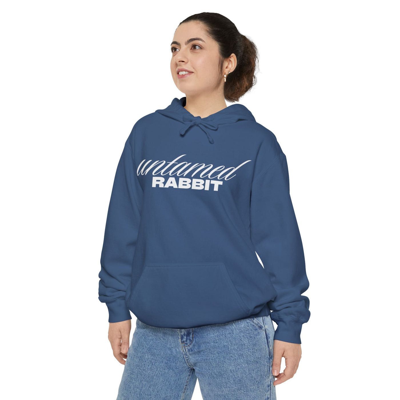 Trendy Hoodie for All- Hoodie, Untamed Rabbit – Wild & Playful Bunny Aesthetic Design Animal Tee, Unisex Cartoon Shirt, Eco-Friendly Fashion, Gift for Nature Lovers, Boho Style Wear