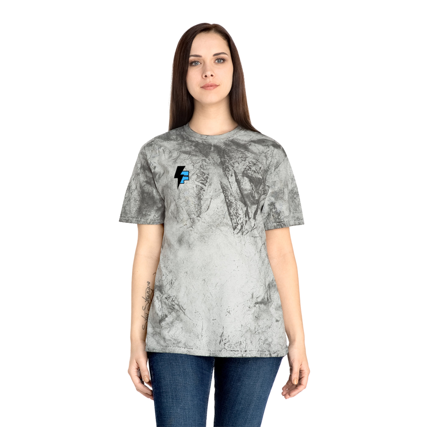 Dynamic Unisex Moisture Wicking Fyroz Bolt Tee – Bold Streetwear Lightning Logo Design, Fitness Shirt, Activewear, Graphic Tee, Sports Apparel, Gift for Athletes