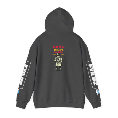 Drag Is Not a Crime - Bold Design for Pride and Equality  Bold Hoodie, Unisex Graphic Hoodie, Casual, Activist Gift