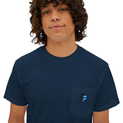 Dynamic Unisex Moisture Wicking Fyroz Bolt Tee – Bold Streetwear Lightning Logo Design, Fitness Shirt, Activewear, Graphic Tee, Sports Apparel, Gift for Athletes