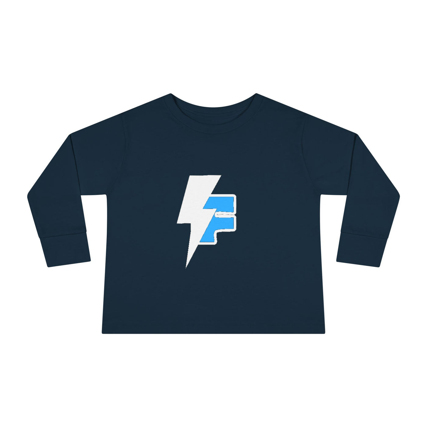 Lightning Bolt Toddler Long Sleeve Tee, Kids Graphic Top, Fun Playwear, Birthday Gift, Casual Toddler Outfit, Everyday Wear