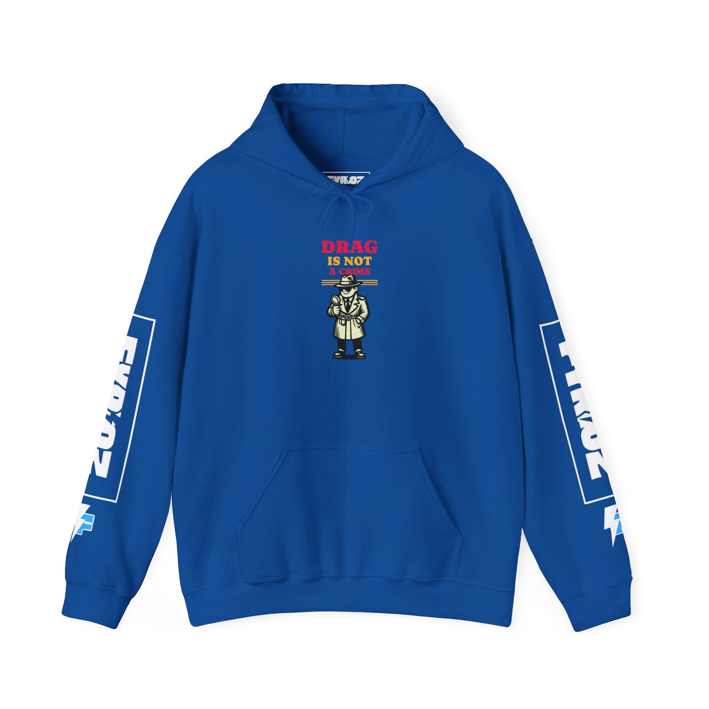 Drag Is Not a Crime - Bold Design for Pride and Equality  Bold Hoodie, Unisex Graphic Hoodie, Casual, Activist Gift