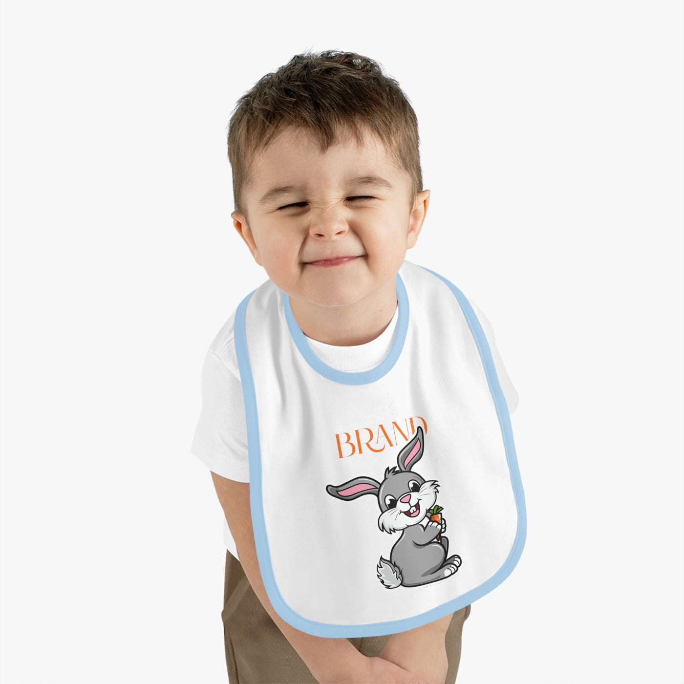 Cute Bunny Baby Bib, Adorable Infant Feeding Accessory, Perfect for Baby Showers, Easter Gifts, Everyday Use, Fun and Stylish