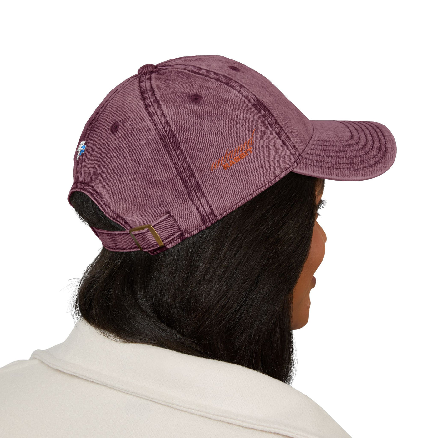 cap, Untamed Rabbit – Wild & Playful Bunny Aesthetic Design Animal cap, Unisex Cartoon cap, Eco-Friendly Fashion, Gift for Nature Lovers, Boho Style Wear