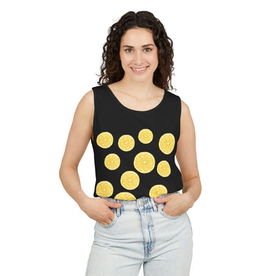 Lemon-Themed Unisex Tank Top, Summer Vibes, Beachwear, Casual Outfit, Gift for Lemon Lovers, Fruit Fashion(3)