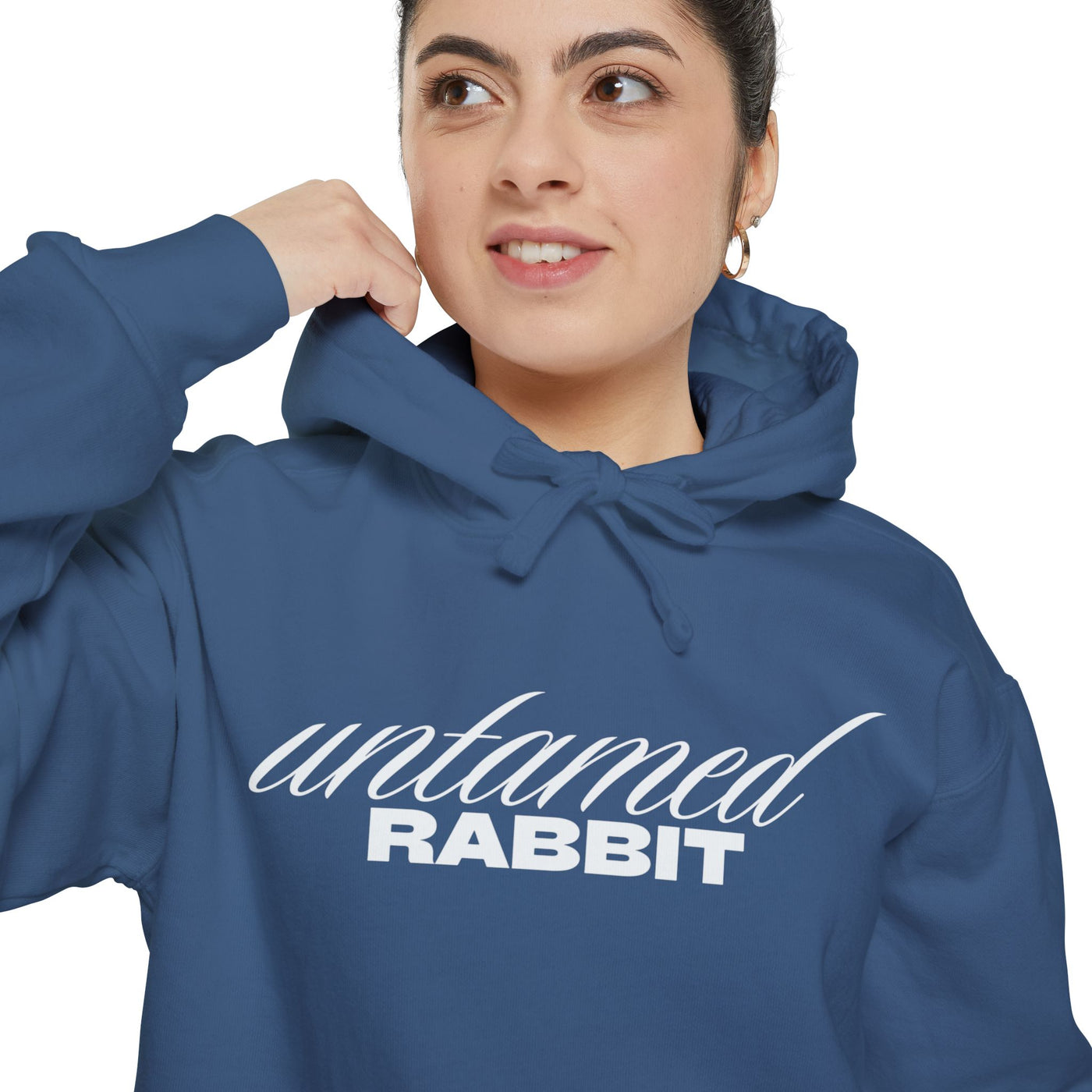 Trendy Hoodie for All- Hoodie, Untamed Rabbit – Wild & Playful Bunny Aesthetic Design Animal Tee, Unisex Cartoon Shirt, Eco-Friendly Fashion, Gift for Nature Lovers, Boho Style Wear