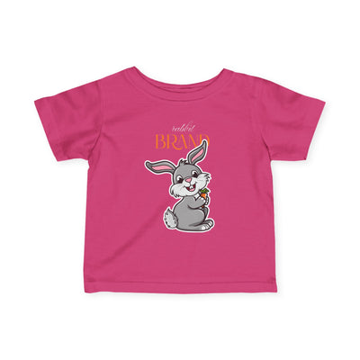 Cute Bunny Infant Tee, Baby Cute Bunny , Untamed Rabbit – Wild & Playful Bunny Aesthetic Design Animal Cute Bunny, Cartoon Cute Bunny, Eco-Friendly Fashion, Gift for Nature Lovers, Boho Style Wear Playful Toddler Clothing