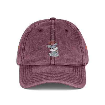 cap, Untamed Rabbit – Wild & Playful Bunny Aesthetic Design Animal cap, Unisex Cartoon cap, Eco-Friendly Fashion, Gift for Nature Lovers, Boho Style Wear